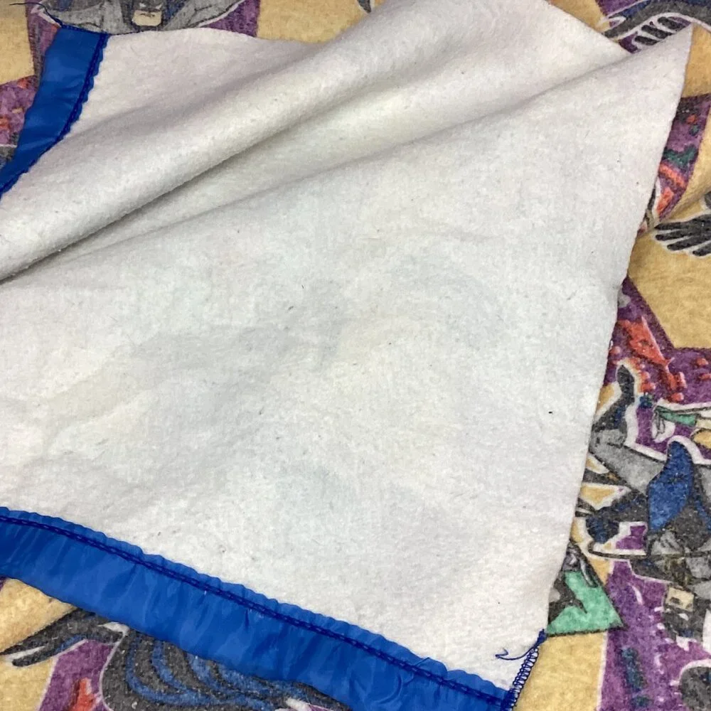 Vintage DC Batman The Animated Cartoon Blanket